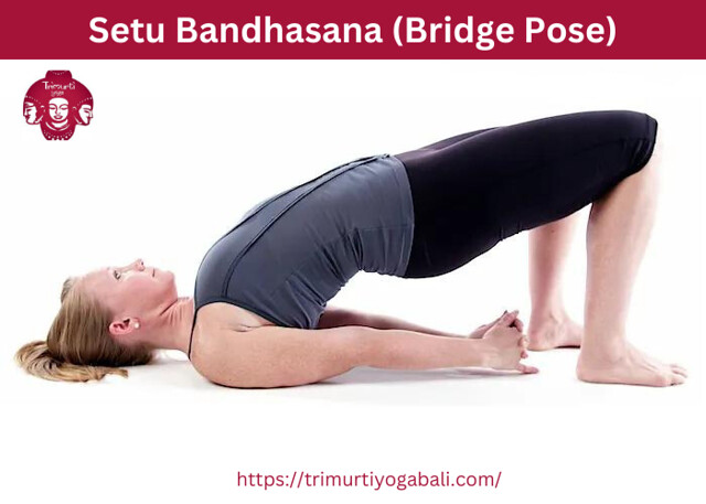 Setu Bandhasana (Bridge Pose) - Trimurti Yoga Bali