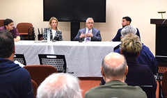 Rep. Candelora joined Senator Paul Cicarella, Sen. Christine Cohen, and Rep. John-Michael Parker for a town hall-style forum in Durham. Conversation focused on a variety of issues, such as the proposed change to drive-only licenses available to undocumented immigrants, the impact of the police accountability law, and overcrowding at hospital emergency rooms.