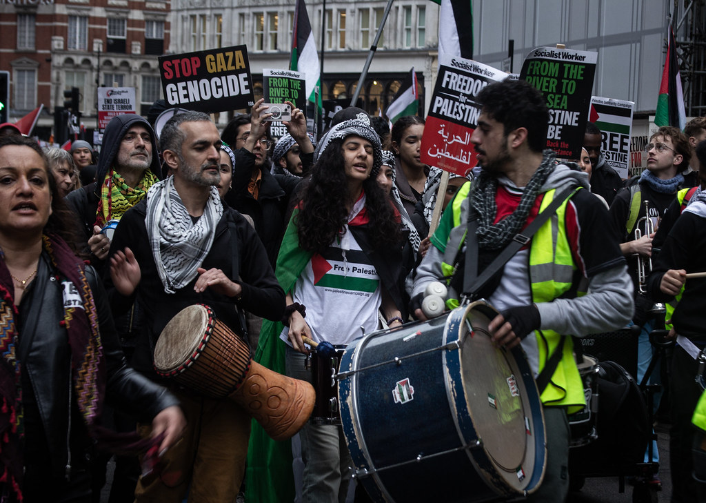 Pro-Palestinian demonstration in London - February 17, 2024
