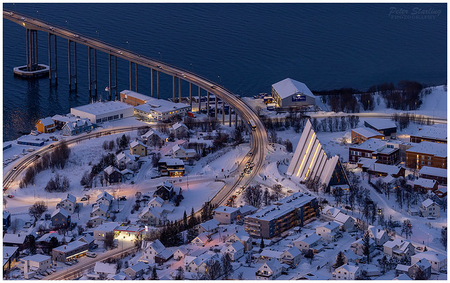 The Arctic Cathedral and Tromsø Bridge