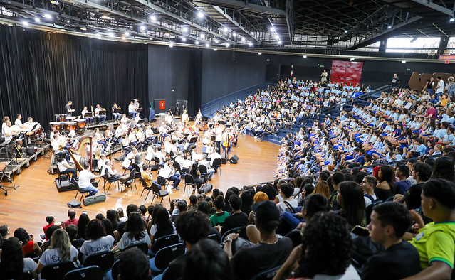 29/02/2024 - Projeto leva alunos da rede pública a concertos da Orquestra Sinfônica