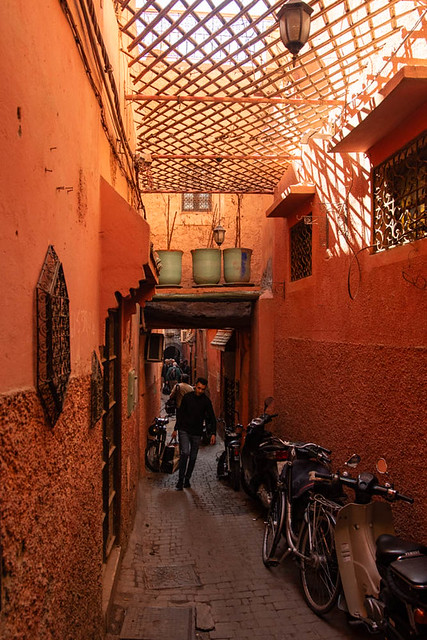 In an alley of Marrakech