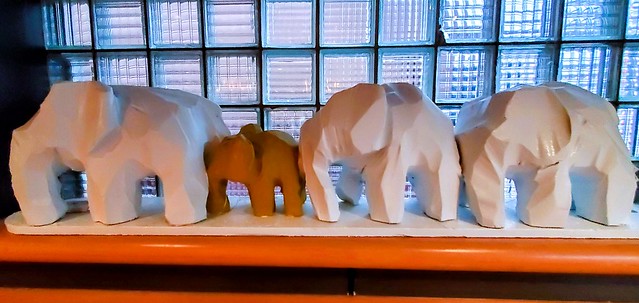 Elephant sculptures