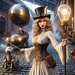 Steampunk Magician Madame Lumina