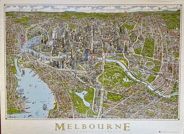 Melbourne jigsaw puzzle cover