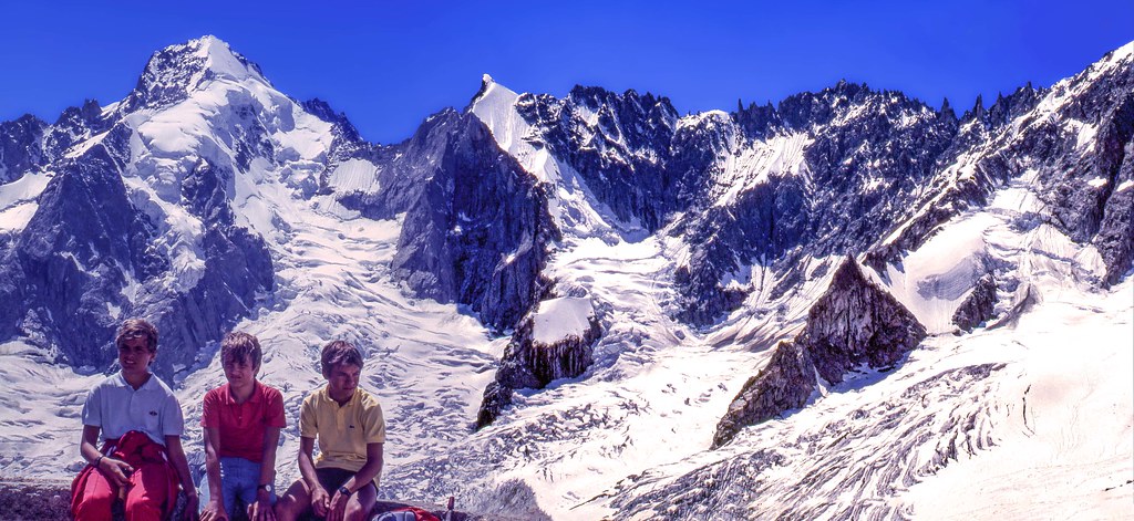 Panorama dalla Cabane de l'A Neuve (Agosto 1987)