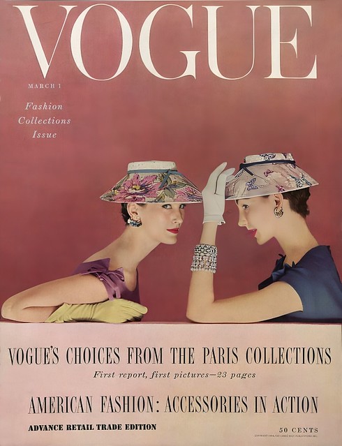 Vogue US 1er mars 1954.