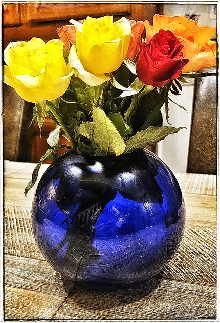 Le vase bleu 🌹