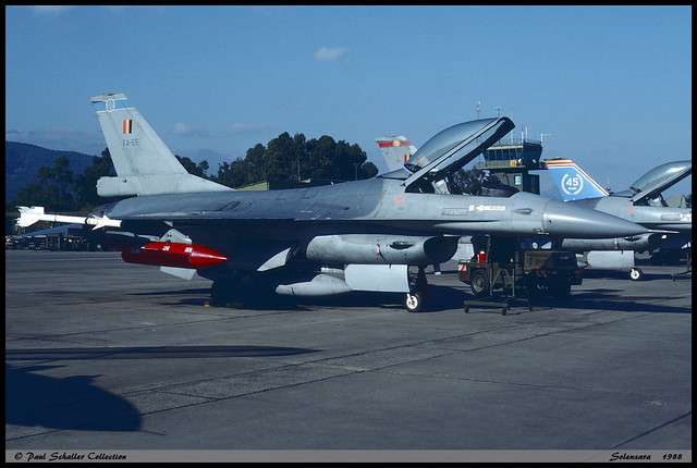 F16 A FA-55 80-3546 1Wing 349Esc Solenzara novembre 1988