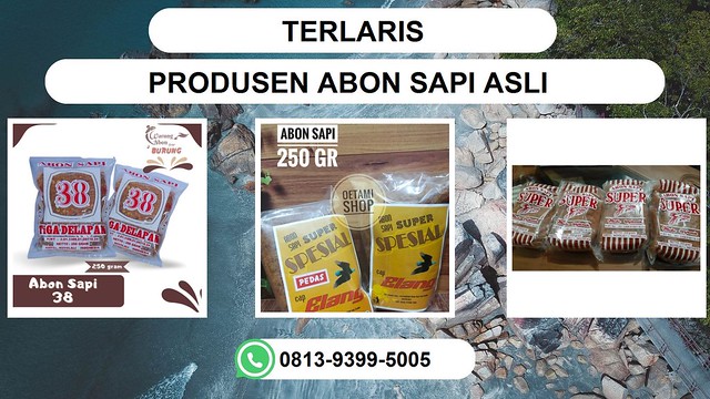 Terlaris, WA: 0813-9399-5005 Produsen Abon Sapi Asli Tanjung Jabung Timur