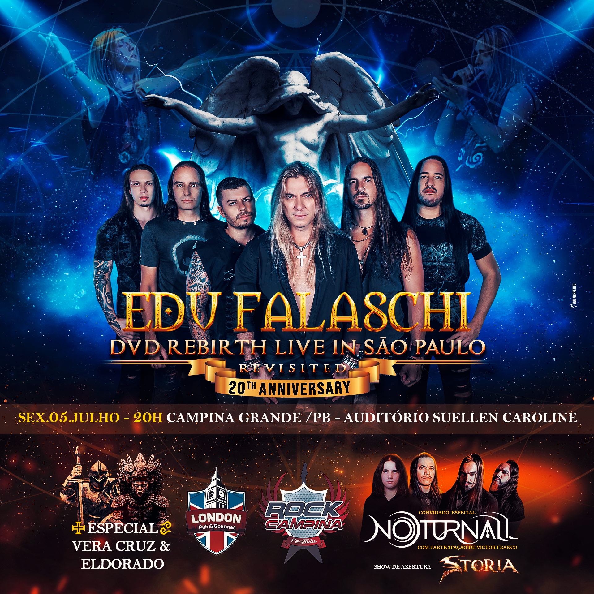 Edu Falaschi - Dvd Rebirth Live In São Paulo - PB