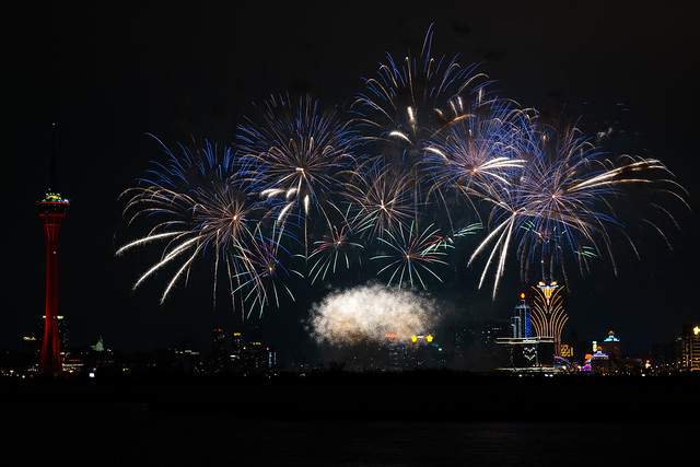 Chinese New Year Firework Display | Macau | 龍馬精神煙花匯演 | 澳門