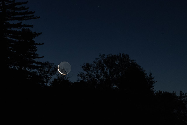 Waitomo Crescent Moon #Explore 2nd March 2024