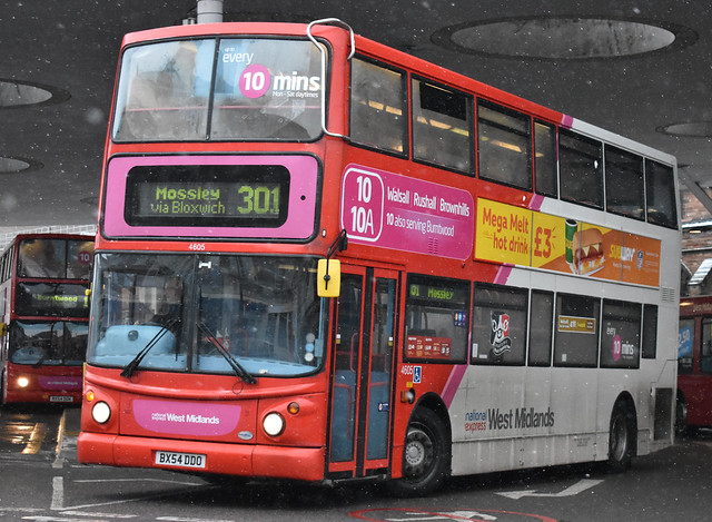 'National Express West Midlands' Transbus Trident 2 '4605' (BX54 DDO)