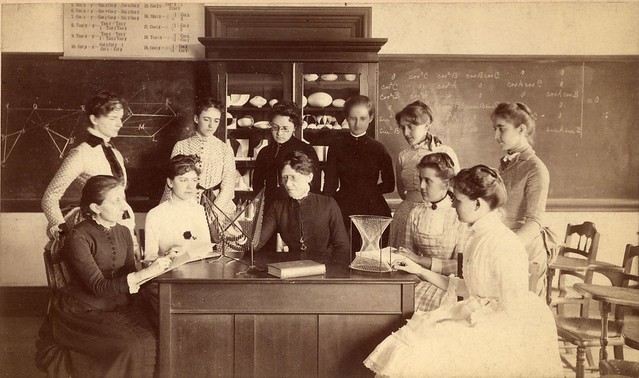 College Life 039 - Mathematics Class - Wellesley College - 1886