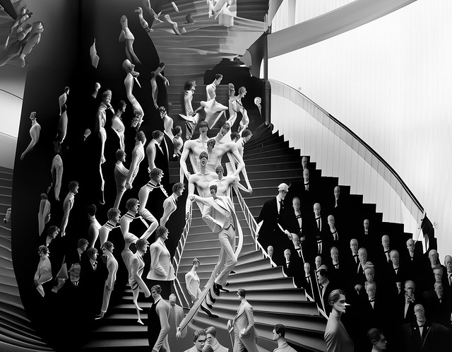 ChaCha Imagined the 2024 Show on a Type of Double-Helix Staircase