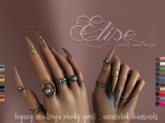 Pure Poison -  Elise Nails and Rings- AD