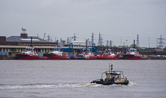 River Thames: Protector plus 5 tugs.