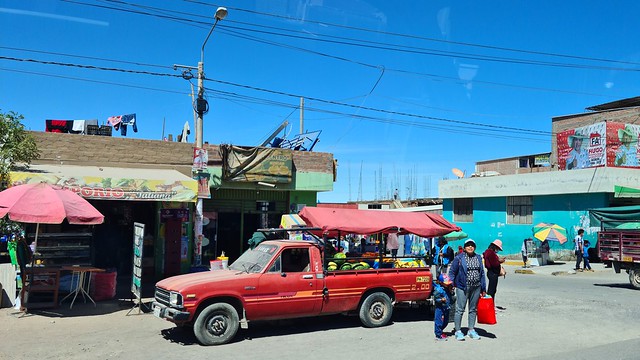 Daily life in Cerro Colorado, the outskirts of Arequipa, Peru