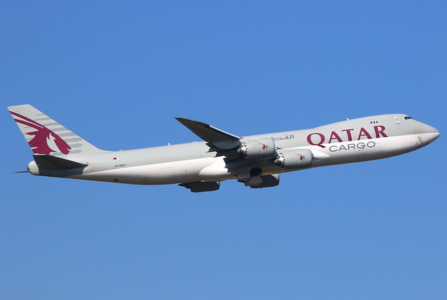 Qatar Airways Cargo الجوية Boeing 747-87UF A7-BGA