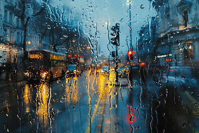 Série 45: Conduire le soir en ville en temps de pluie (1)