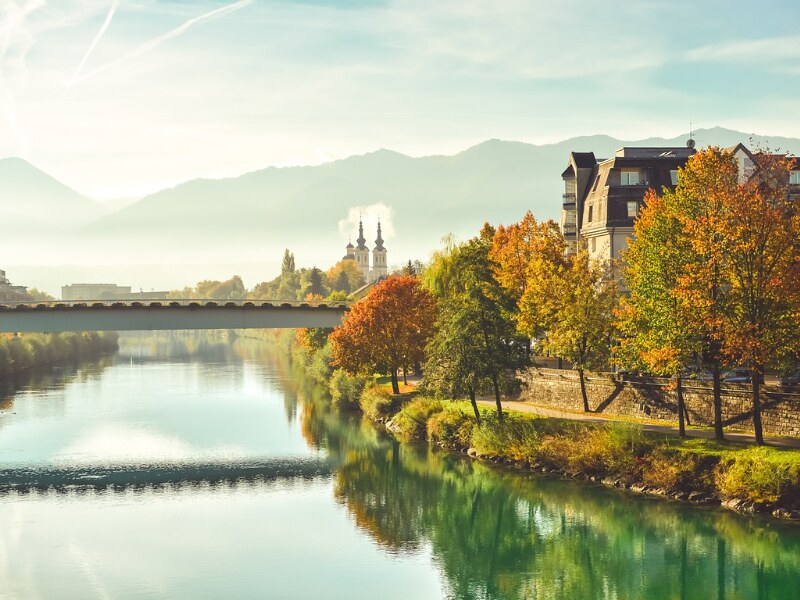 The most beautiful cities in Austria - Villach