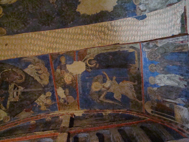 pintura al fresco en ábside interior Tokali kilise Iglesia nueva de la Hebilla Museo al aire libre de Goreme Capadocia Turquía  09