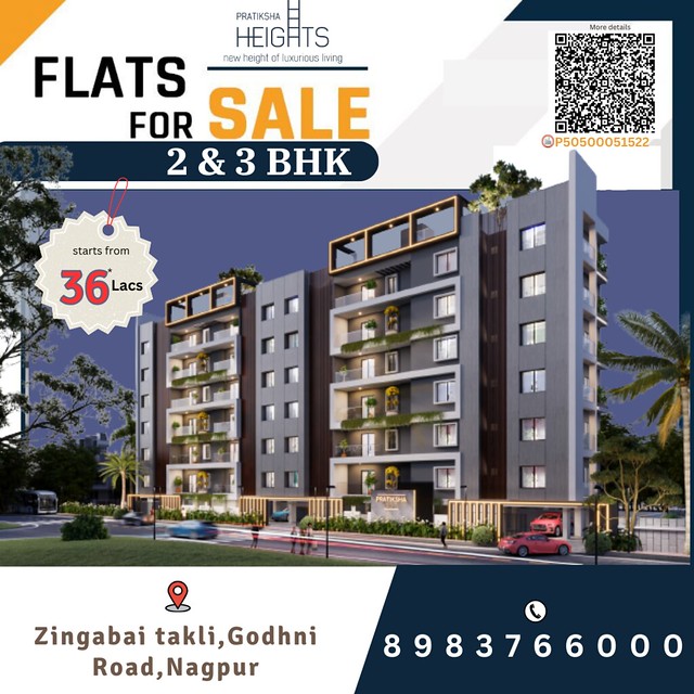 2 BHK Flats for sale in Zingabai Takli, Nagpur