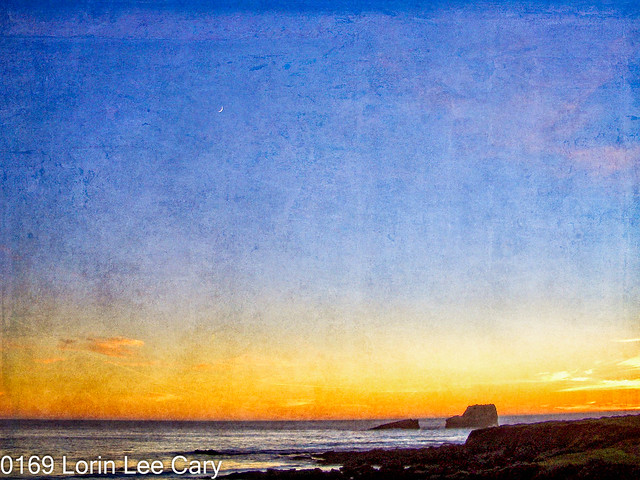 Big Sur Sunset Moonrise