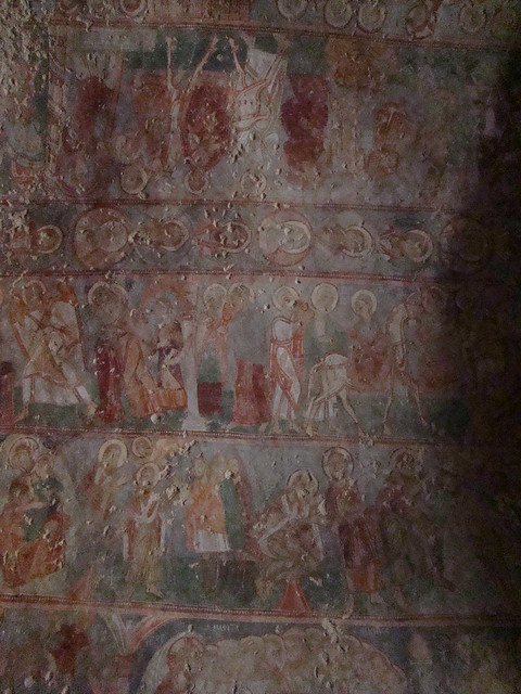 pintura al fresco en boveda interior tokali kilise iglesia vieja de la hebilla museo al aire libre de goreme capadocia turqua 3