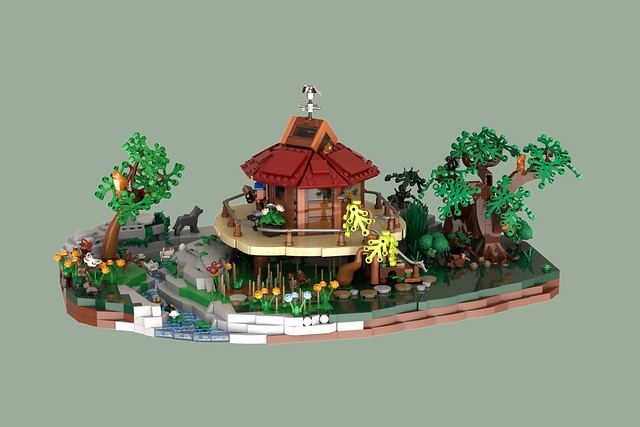 Lego ideas project: Ranger's cabin.