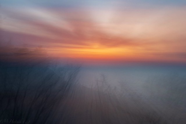 North Coast Sunset - Zoom Blur