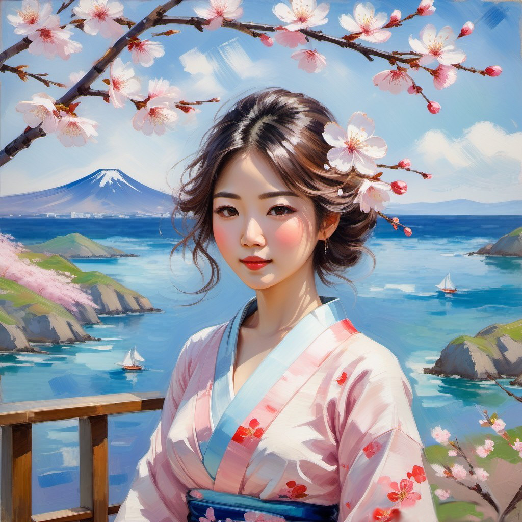 Spring in Japan | Stable Diffusion AI art | EOSXTi | Flickr