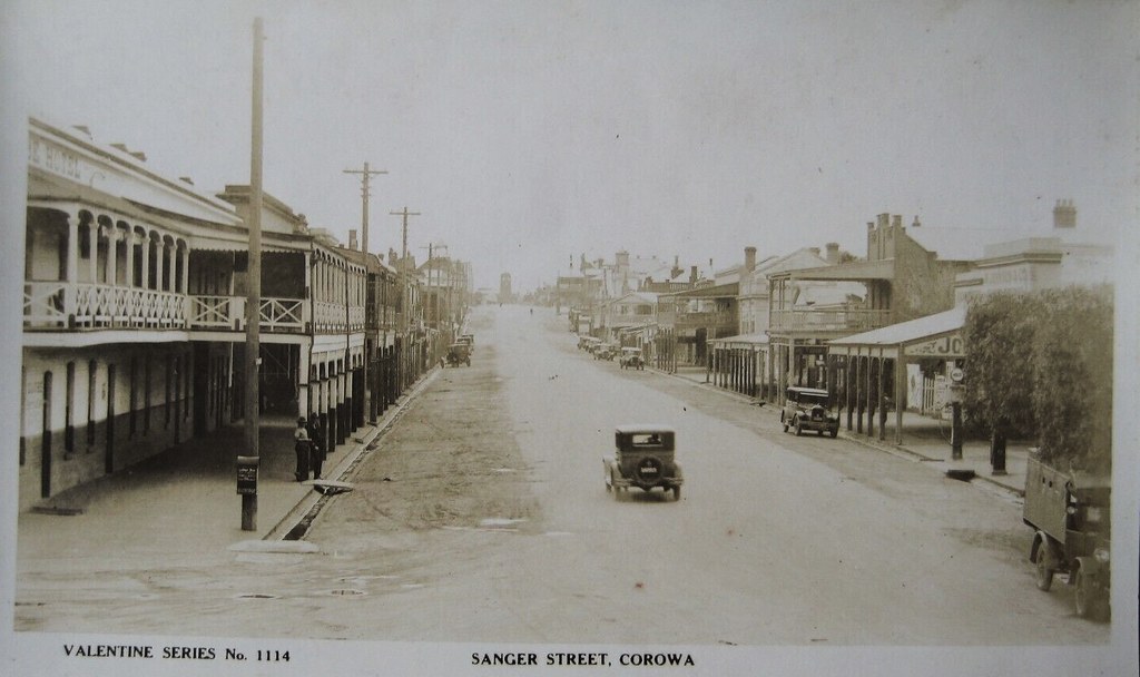 Sanger Street, Corowa, N.S.W. - circa 1930