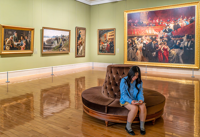 Alone in the Gallery