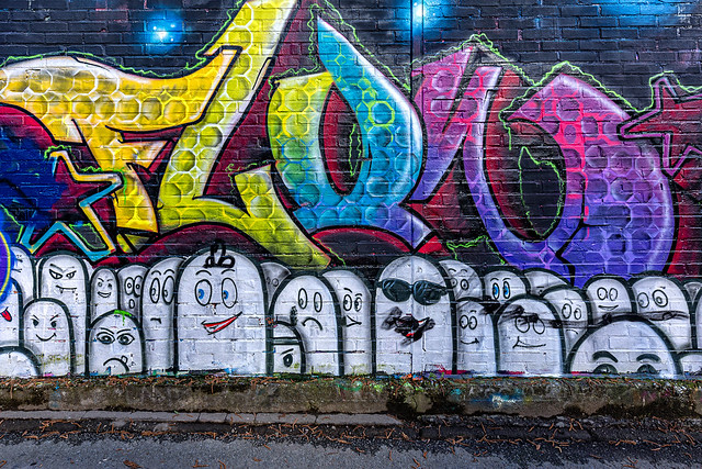 Graffiti in the city