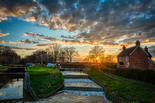 Another Papercourt Lock Sunset