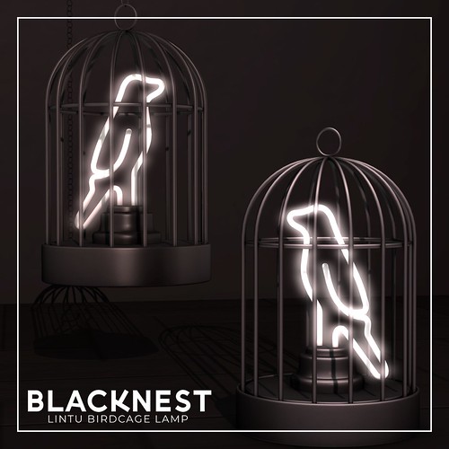 BLACK NEST / Lintu Birdcage Lamp HUNT PRIZE!