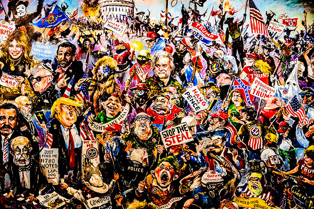 Anti-Trump painting (Edit)