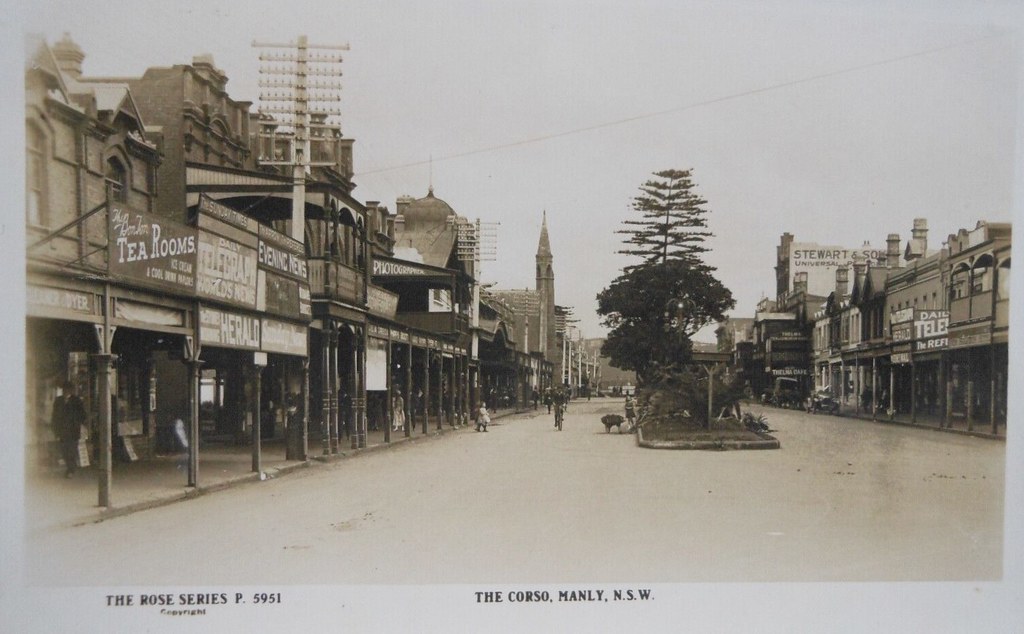 The Corso, Manly, Sydney, N.S.W. - circa 1920