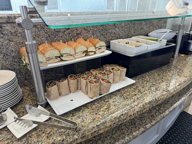 Sandwiches at the United Club