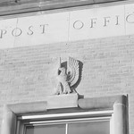 H. Texas - Ector - Odessa - 2024 Title: 1939 Post Office, Odessa, Texas, 2024

Medium: digital, monochrome