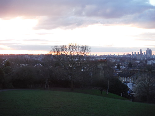 Westerly views from Telegraph Hill Upper Park SWC Walk 421 - Blackheath to Deptford (Hills &amp; Parks of Inner Southeast London)