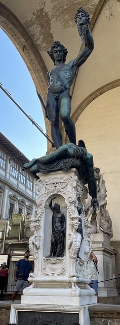 Perseus at the Loggia dei Lanzi (Florence, Italy)