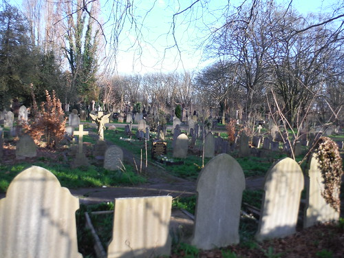 Brockley Cemetery, from Brockley Road SWC Walk 421 - Blackheath to Deptford (Hills &amp; Parks of Inner Southeast London)