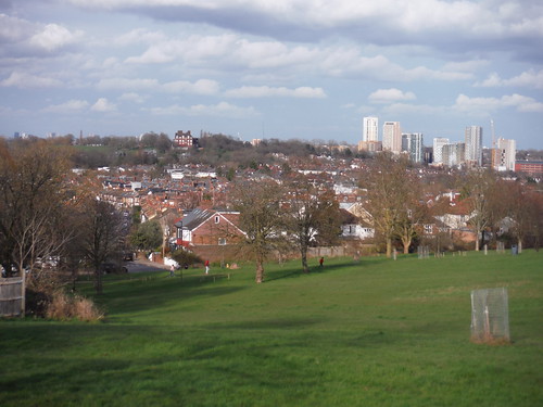 Hilly Fields and Lewisham Town Centre, from Blythe Hill Fields SWC Walk 421 - Blackheath to Deptford (Hills &amp; Parks of Inner Southeast London)