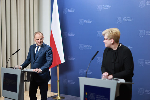 2024.03.04 Wizyta premiera Donalda Tuska na Litwie