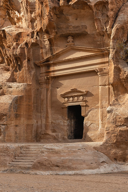 Temple in Little Petra, Siq al-Barid, Jordan