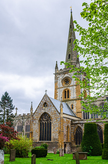 Spire @ Church of the Holy Trinity - Stratford-upon-Avon, England, UK