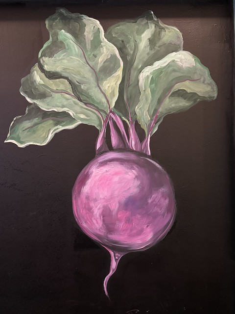 Mural at the Beet Wine Lounge